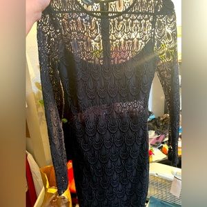 ♥️bebe lace/ crochet dress